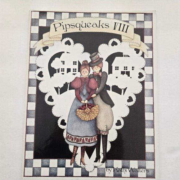 Pipsqueaks VIII Folk Art Instruction Painting Booklet By Kathy Walters 1996 - Picture 1 of 8